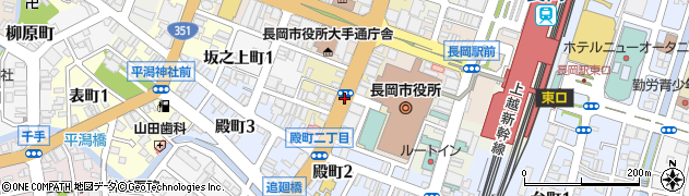 新潟県長岡市東坂之上町周辺の地図