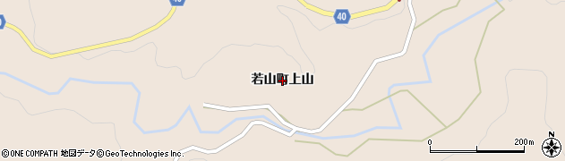 石川県珠洲市若山町（上山）周辺の地図