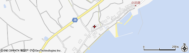 石川県珠洲市三崎町（小泊ロ）周辺の地図