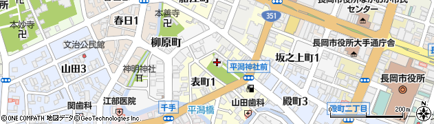 平潟神社周辺の地図