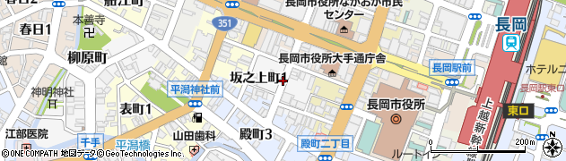 新潟県長岡市坂之上町周辺の地図