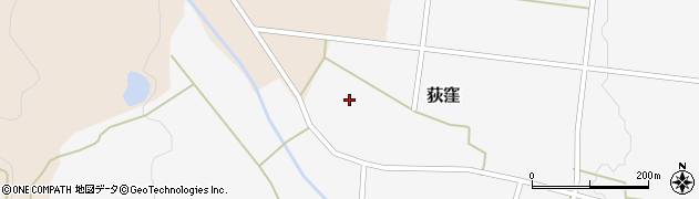 福島県会津美里町（大沼郡）荻窪（二本松）周辺の地図