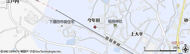 福島県田村市船引町船引（今年田）周辺の地図