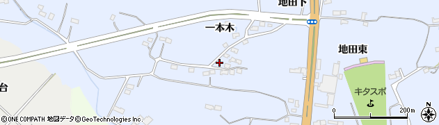 福島県郡山市喜久田町堀之内（一本木）周辺の地図
