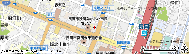 フコク生命　長岡営業所周辺の地図