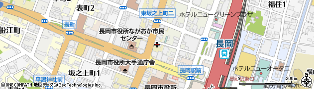 あみ鶏長岡店周辺の地図