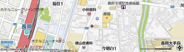 弐萬圓堂　長岡東店周辺の地図
