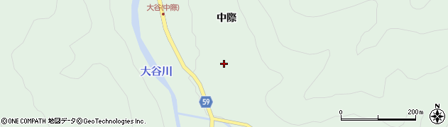 福島県大沼郡三島町大谷林崎周辺の地図