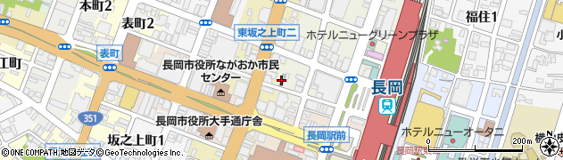 長岡タウンホテル周辺の地図