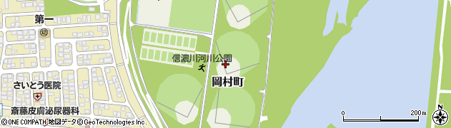 新潟県長岡市岡村町周辺の地図