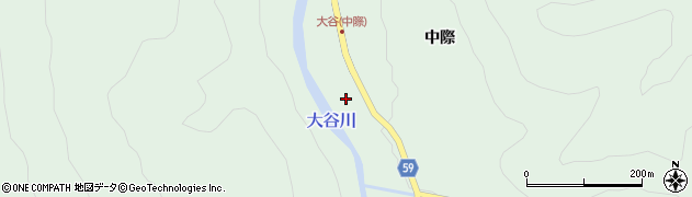 福島県大沼郡三島町大谷堂免周辺の地図