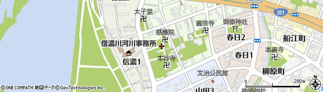 新潟県長岡市日赤町3丁目周辺の地図