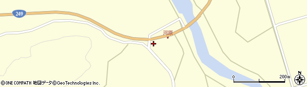 石川県輪島市町野町（大川ヲ）周辺の地図