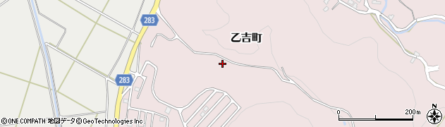 新潟県長岡市乙吉町周辺の地図