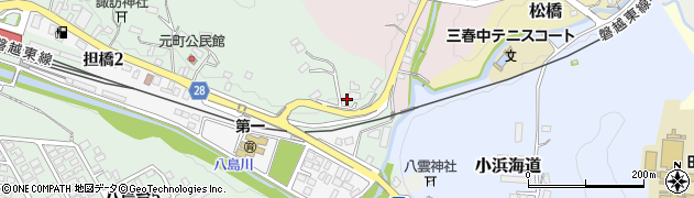 福島県田村郡三春町平沢担橋483周辺の地図