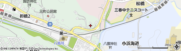 福島県田村郡三春町平沢担橋482周辺の地図