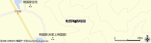 石川県輪島市町野町（西時国）周辺の地図