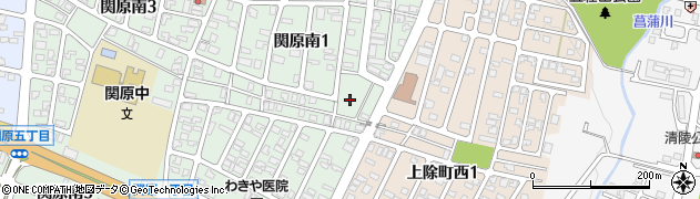 関原東公園周辺の地図