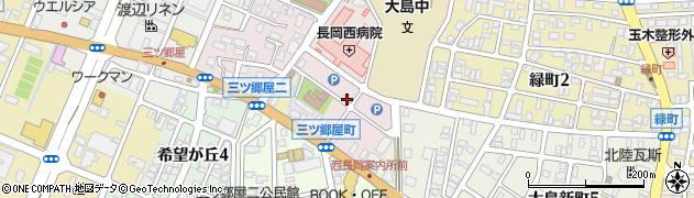 新潟県長岡市三ツ郷屋町周辺の地図