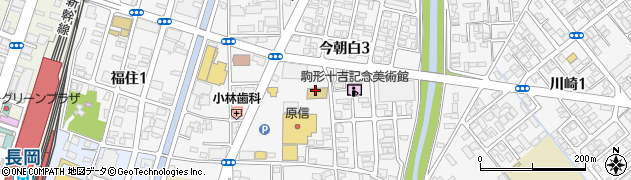 長岡市　阪之上児童館周辺の地図