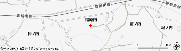 福島県田村市船引町文珠福原内周辺の地図