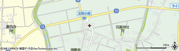 石川県珠洲市正院町（小路り）周辺の地図