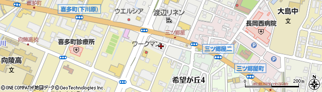 株式会社信越自動車商会　長岡西営業所周辺の地図