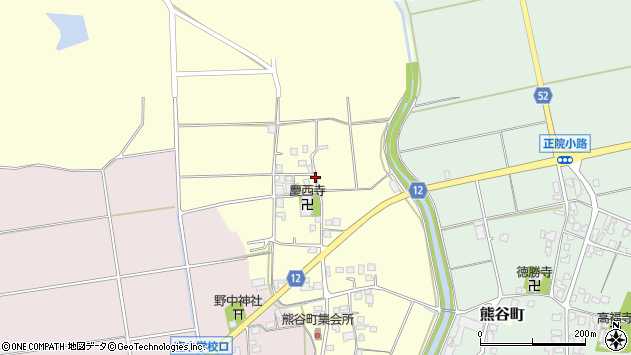 〒927-1212 石川県珠洲市熊谷町の地図