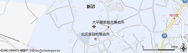 福島県田村市船引町船引（新沼）周辺の地図