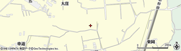 福島県郡山市日和田町（申田）周辺の地図