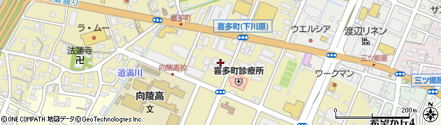 ダイレックス　喜多町店周辺の地図