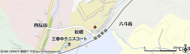 福島県田村郡三春町松橋23周辺の地図