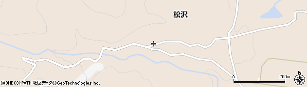 福島県会津美里町（大沼郡）松沢（山ノ神）周辺の地図
