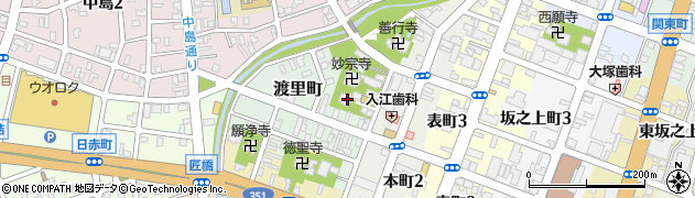 西入寺周辺の地図