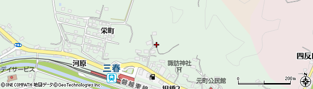 福島県田村郡三春町平沢担橋238周辺の地図