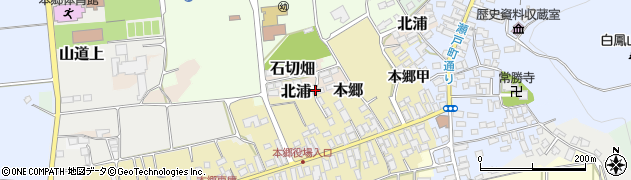 福島県会津美里町（大沼郡）北浦周辺の地図