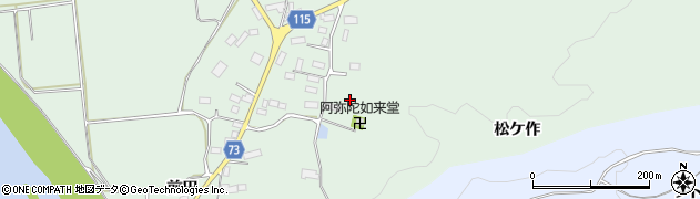 福島県郡山市西田町三町目（清水堂）周辺の地図