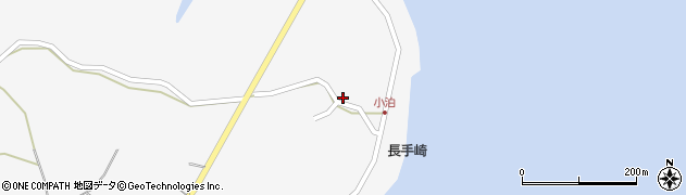 石川県珠洲市三崎町（小泊ニ）周辺の地図