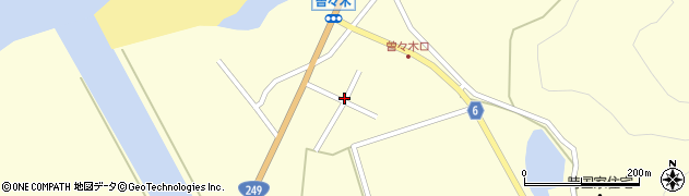 石川県輪島市町野町（西時国鳥毛）周辺の地図