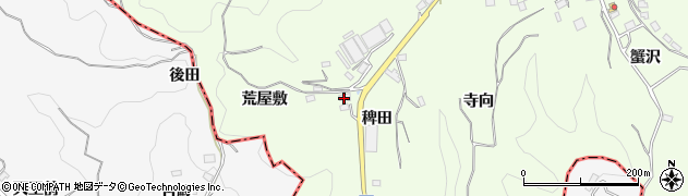 福島県田村市船引町要田稗田周辺の地図
