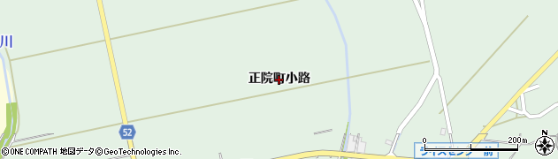 石川県珠洲市正院町（小路）周辺の地図