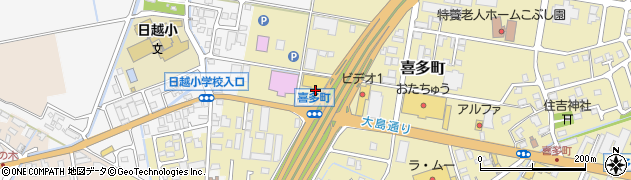 トヨタカローラ北越　長岡西店周辺の地図