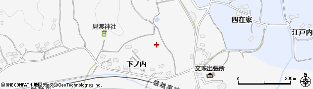 福島県田村市船引町文珠（下ノ内）周辺の地図