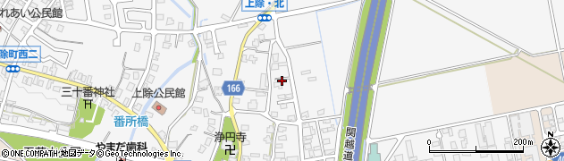 新潟県長岡市上除町周辺の地図