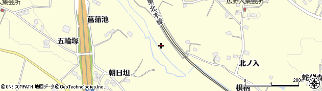 福島県郡山市日和田町（信池）周辺の地図