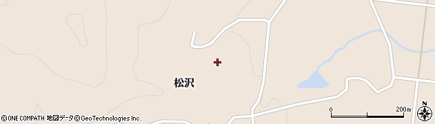 福島県会津美里町（大沼郡）松沢（寺内）周辺の地図