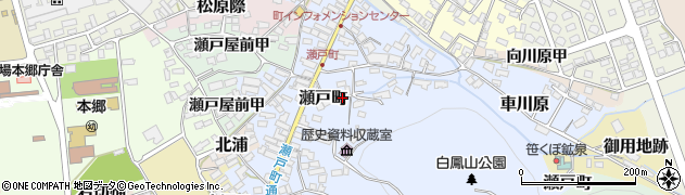 福島県会津美里町（大沼郡）瀬戸町周辺の地図