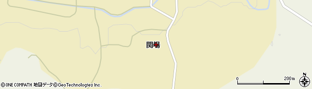 福島県田村市常葉町鹿山関場周辺の地図