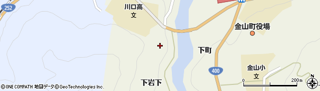 福島県大沼郡金山町川口蛇沢周辺の地図