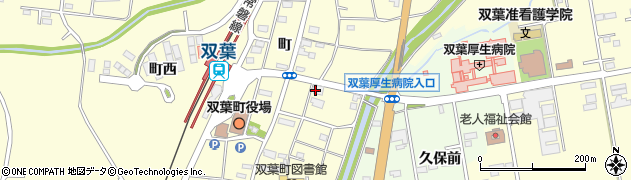 株式会社東邦銀行　双葉支店周辺の地図